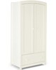 Mia 2 Piece Cotbed Set with Wardrobe- White image number 6